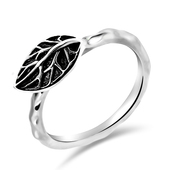 Leafy Silver Ring NSR-453